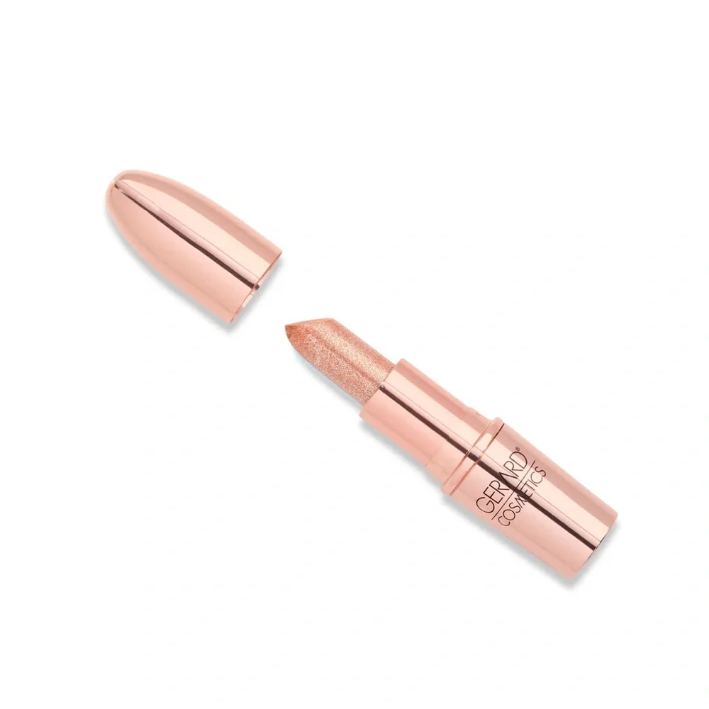 Gerard Cosmetics Hollywood Blvd Nude Glitter Lipstick NIB